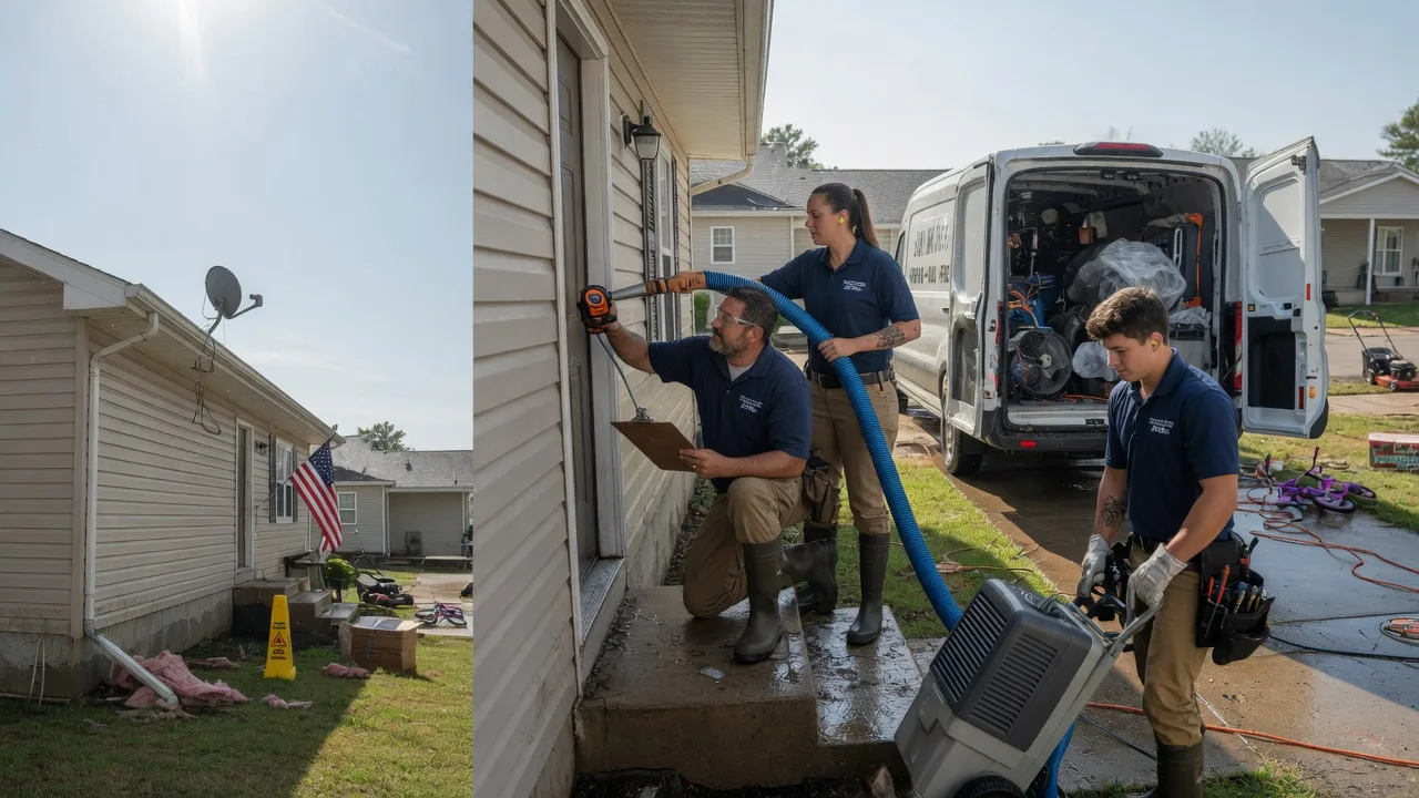 Ceiling Water Damage Restoration in Raymond, IA near me